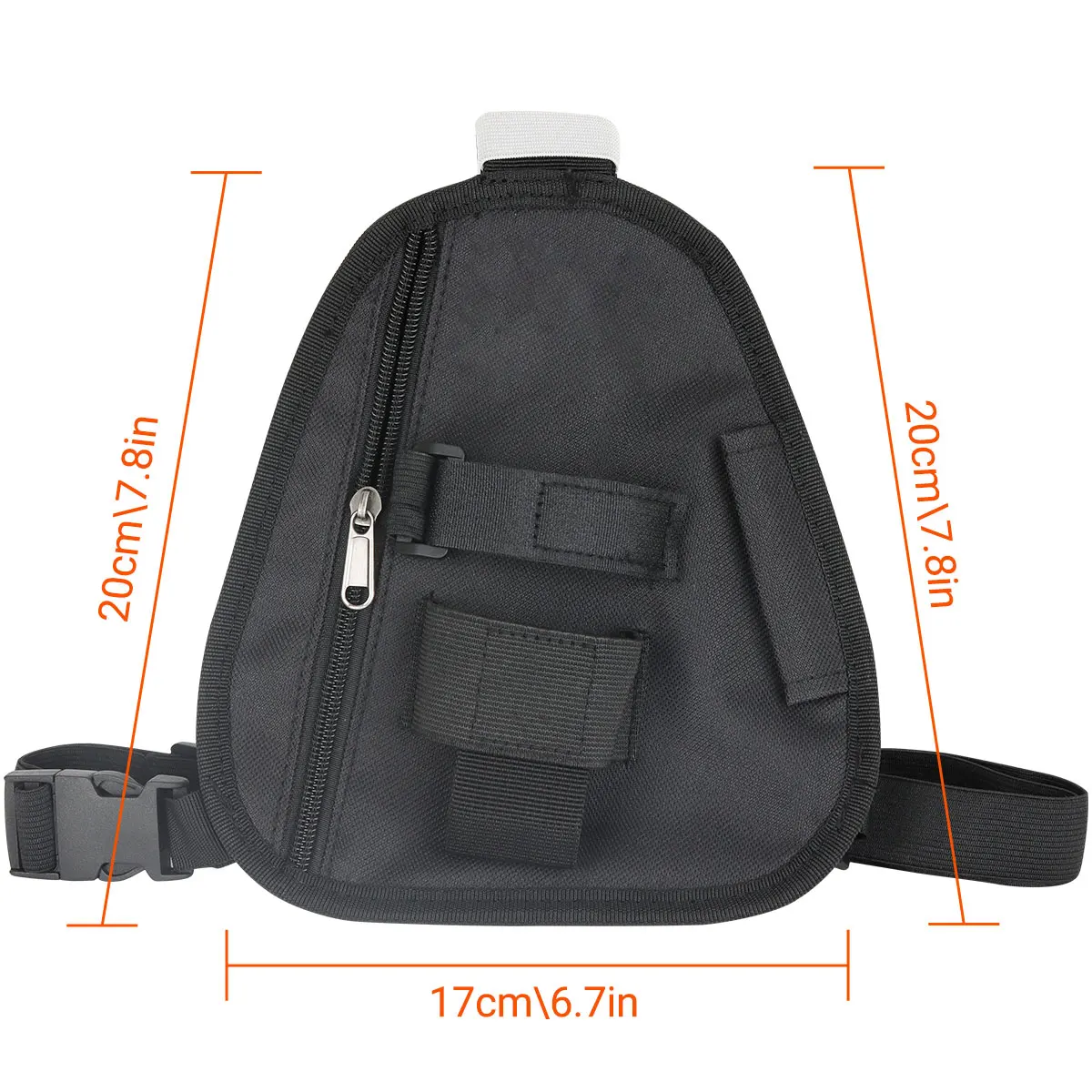 Walkie Talkie arnés de pecho hombro Radio funda paquete bolsa ajustable funda para Baofeng UV-5R UV-21 PRO Quansheng UV-K5 K6 - imagen 3