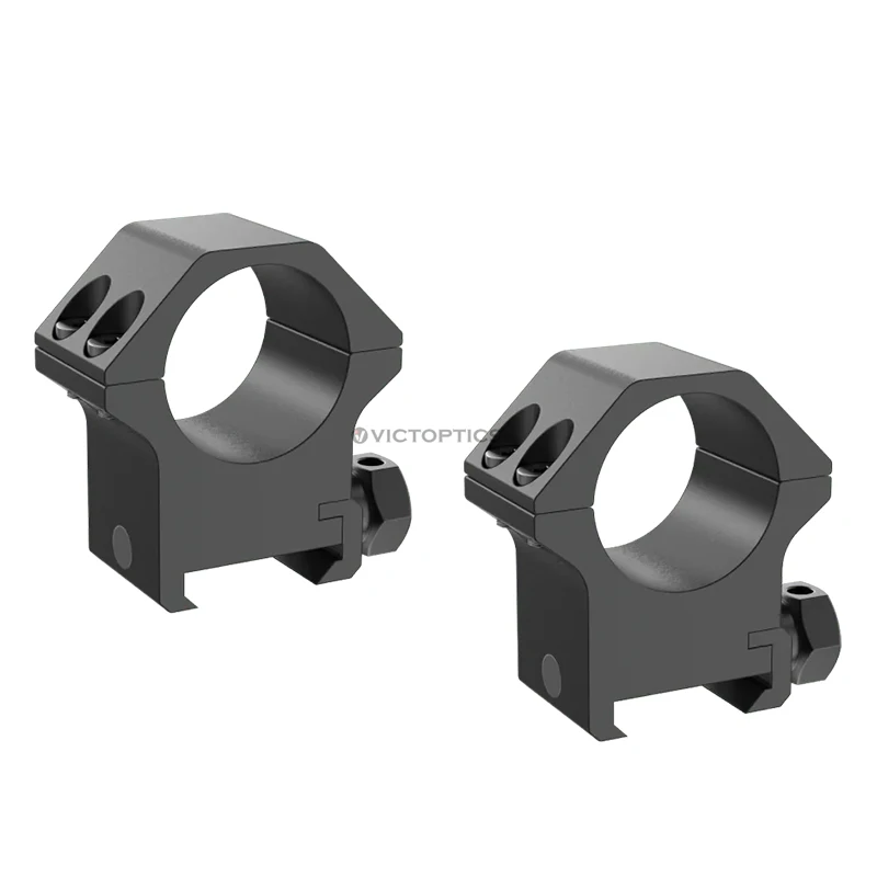 Voctor Optics-Anillo de montaje para mira telescópica, accesorio con riel picatinny y weaver de 21mm, diseñado para armas de fuego reales, 25,4mm - imagen 4