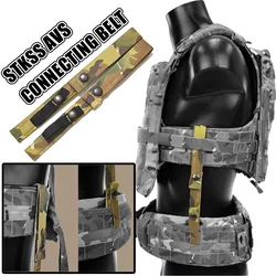 Chaleco táctico Airsoft STKSS AVS y chaleco, faja de conexión, correa de conexión, Material de tablero de fibra de carbono incorporado