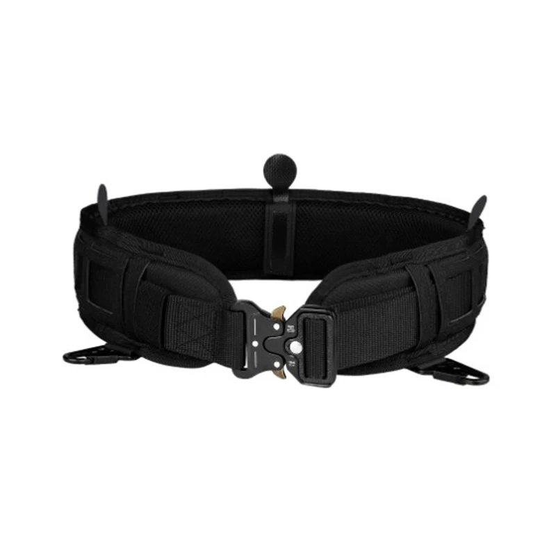 Cinturón táctico ajustable para trabajo al aire libre para hombres, Molle, cinturón de combate CS, Airsoft, caza, Paintball, cinturón acolchado