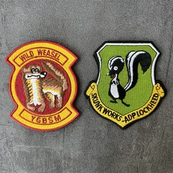 Parche táctico Wild Weasel ardilla YGBSM con velcro MOLLE