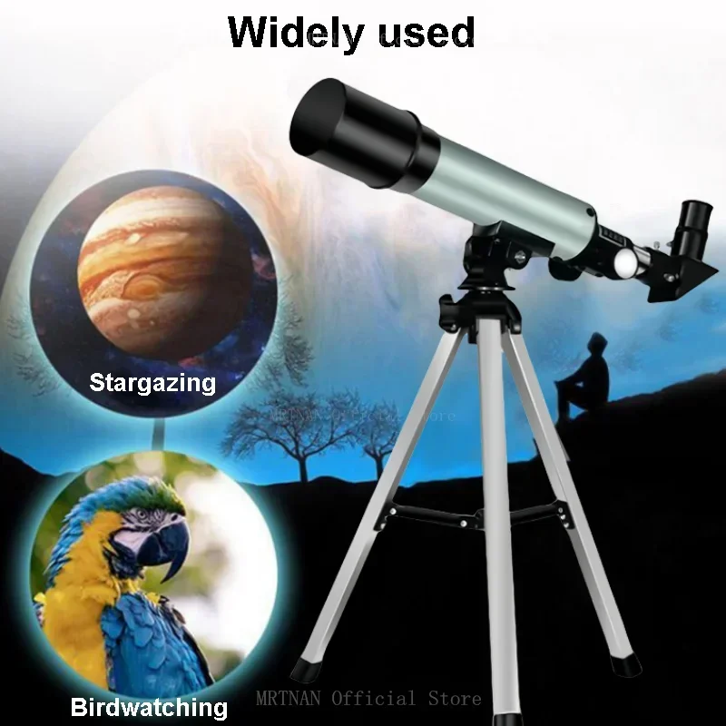 Telescopio astronómico profesional, Monocular potente HD, portátil, Luna, Planeta, observación, regalos para niños - imagen 3
