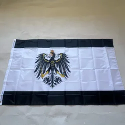 Bandera alemana de prusia de 3x5 pies, 90x150cm, bandera de prusia, decoración colgante de poliéster