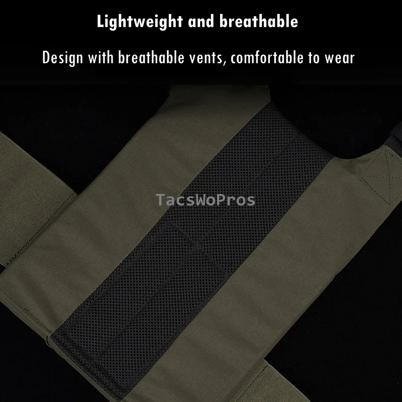 Chaleco de combate táctico multifuncional, portador de placa de armadura, chaleco de Paintball, caza al aire libre, juego de guerra, chaleco acolchado con correa para el hombro - imagen 5