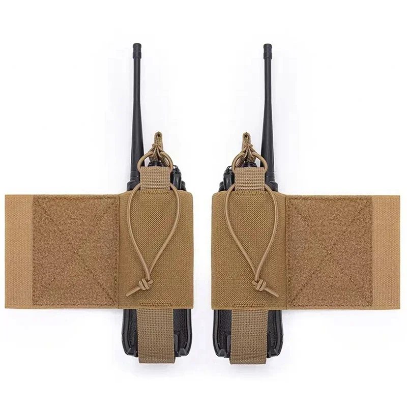 Chaleco táctico, bolsa lateral para Radio, Walkie Talkie, soporte para interfono, accesorios para chaleco de caza, funda para revista M4 de 5,56/7,62mm - imagen 2