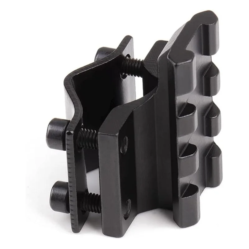 Adaptador de montaje de abrazadera de alcance ajustable de Metal Universal, riel de 20MM para linterna láser de caza, accesorios para pistola de juguete - imagen 3
