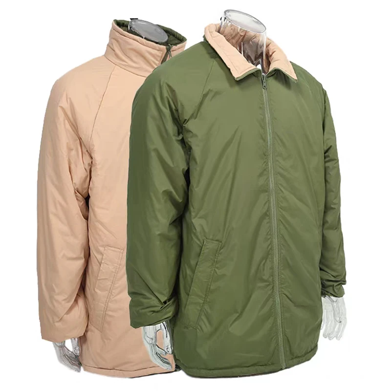 Chaqueta táctica térmica reversible militar británica ligera
