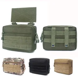 Chaleco táctico, bolsa de caída, saco Abdominal, bolsa de almacenamiento para el vientre, bolsa EDC Molle de nailon, accesorios de caza