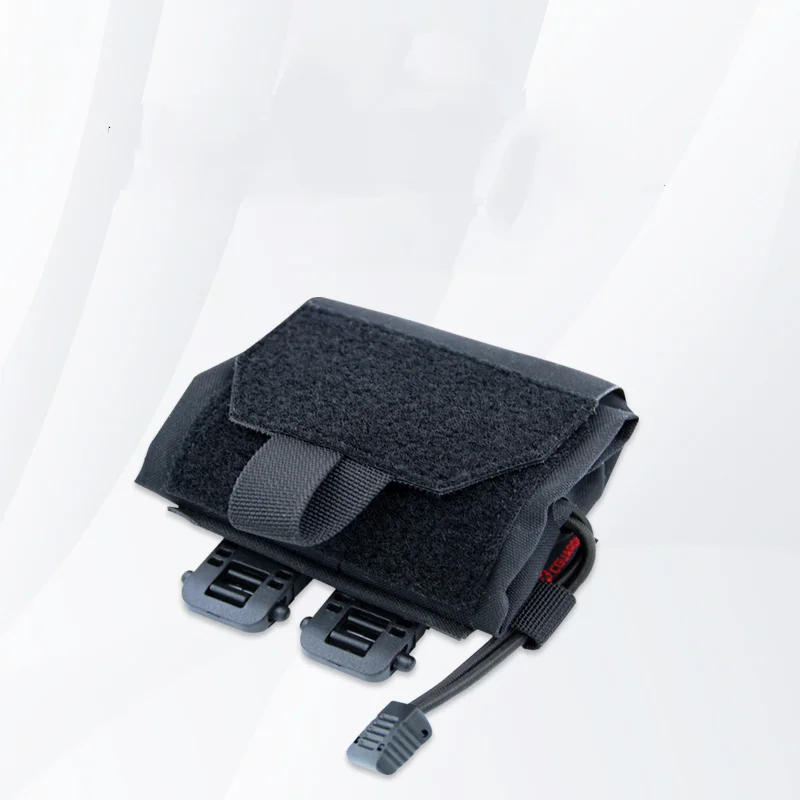 Bolsa de recuperación de revistas plegable, bolsa de almacenamiento táctica fácil de llevar al aire libre, chaleco Compatible con paquete de sistema Molle - imagen 3