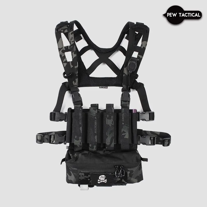 Pew táctico AIRLITE combate arnés Flexible corte láser pecho plataforma correas tirantes Airsoft UA16 - imagen 3