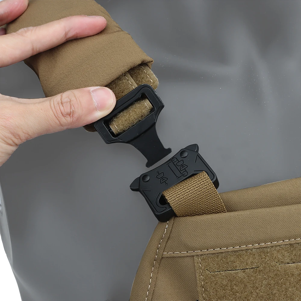 V5-chaleco táctico multimisión, portador de placa, Quick Relese, Triple Mag, portapapeles incorporado, chaleco de caza - imagen 5