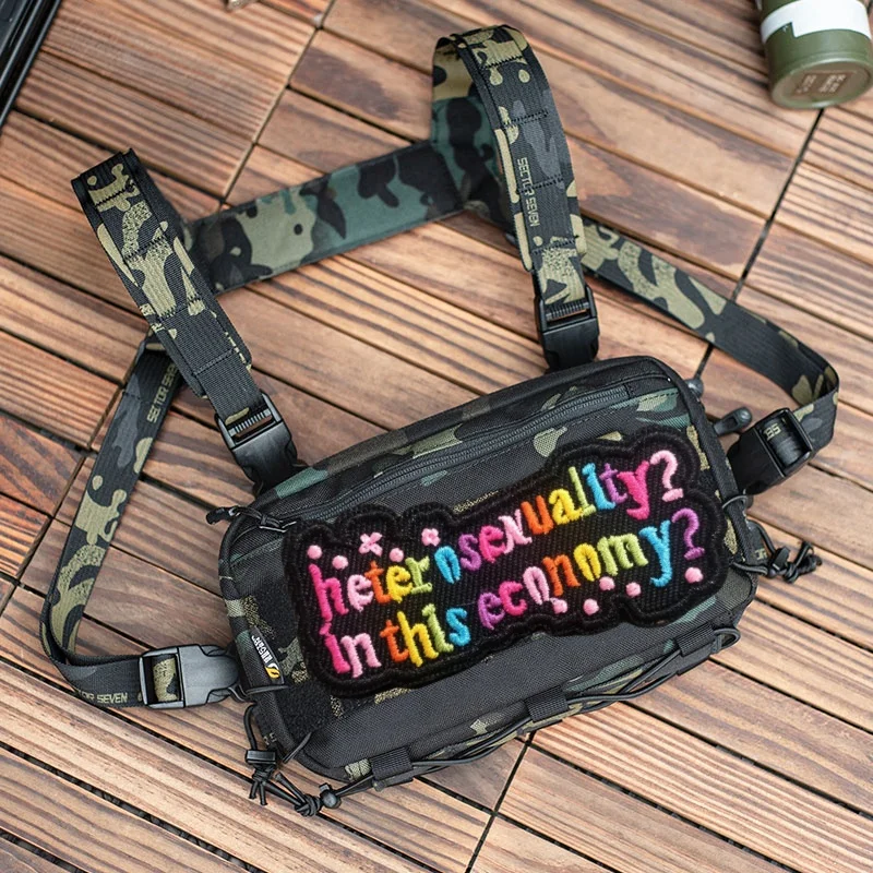 Parche bordado táctico para ropa, parches de gancho y bucle, pegatinas para mochila - imagen 5