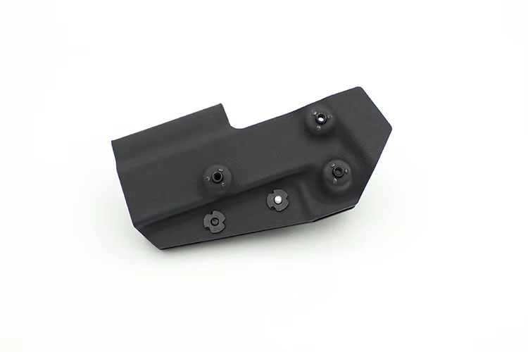 Vista frontal de la funda táctica IPSC