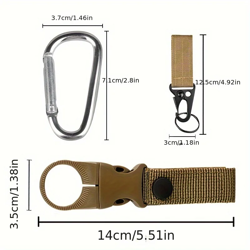Conjunto de cinturón para hombre, cinturón táctico multifuncional para caza al aire libre, equipo de cinturón de nailon de alta calidad - imagen 4