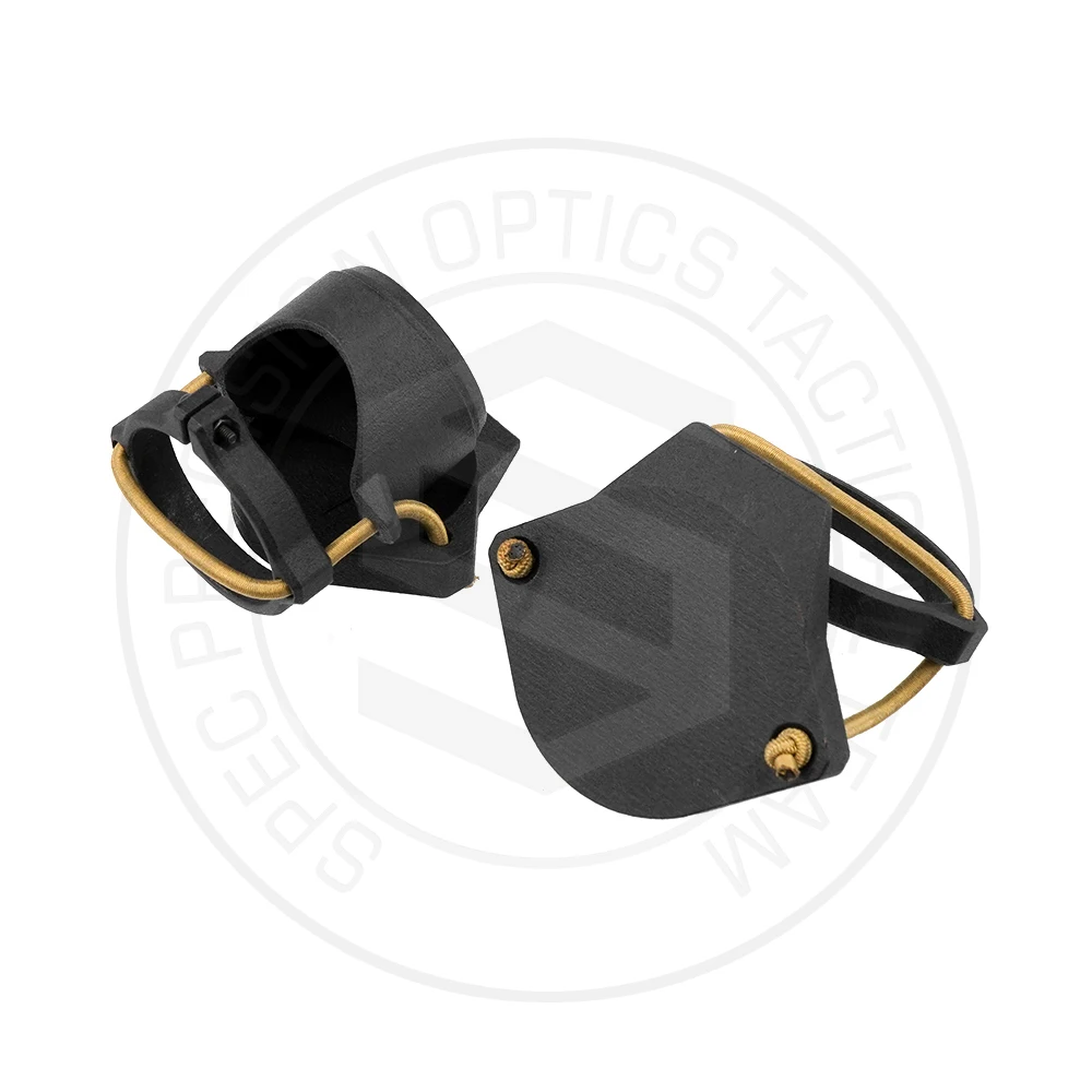 Tapa objetivo visor 30/34mm MOLLE – Combo trasera nailon ripstop 3D rifle scope