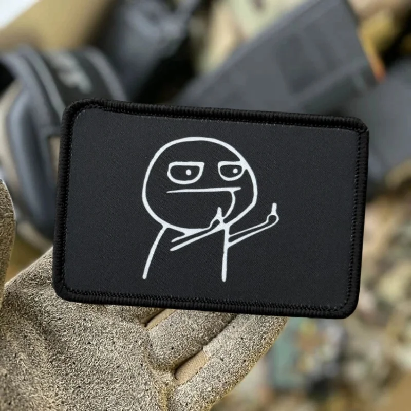 Parche estampado militar táctico para brazalete, insignia de moral, parches con gancho, accesorios para mochila, pegatinas - imagen 5