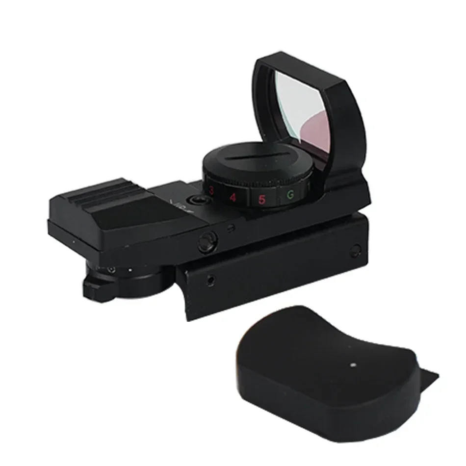 Mira reflex táctica punto rojo y verde brillo ajustable para rifle - imagen 5