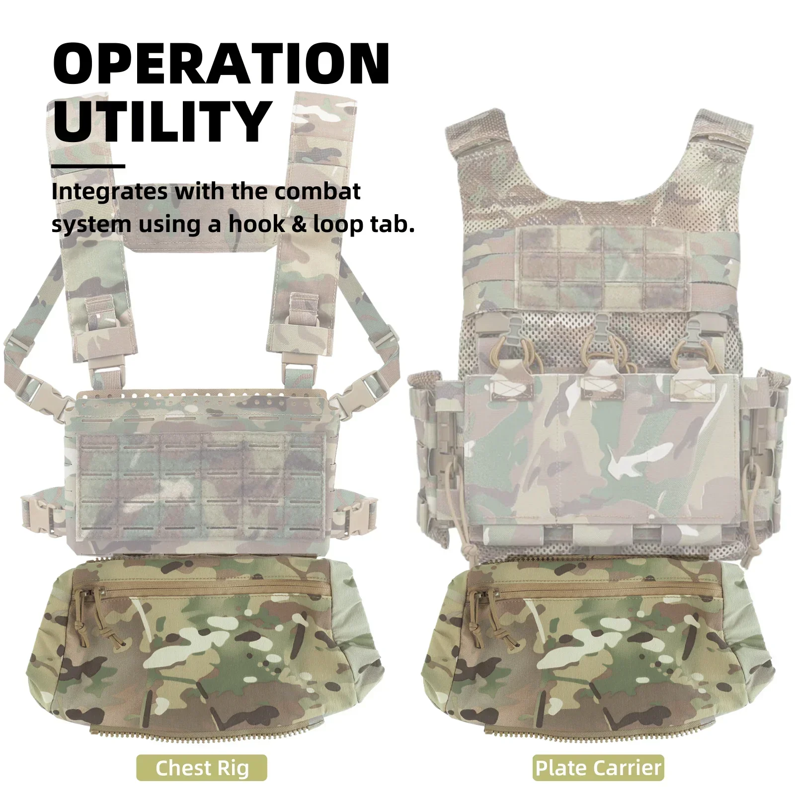 DropPouch-bolsa calentadora de manos, riñonera desmontable para invierno, equipo de caza Airsoft al aire libre, Camping, senderismo, fútbol, pesca - imagen 5