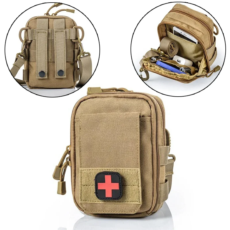 Bolsa médica táctica IFAK MOLLE desmontable, botiquín primeros auxilios - imagen 3