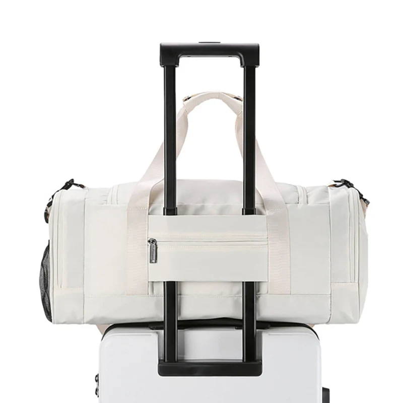 Mochila para gimnasio y Yoga, bolsa de viaje para mujeres y hombres, entrenamiento físico, playa, piscina, zapatos húmedos secos, bolsillo, deportes al aire libre, natación, mochila - imagen 5