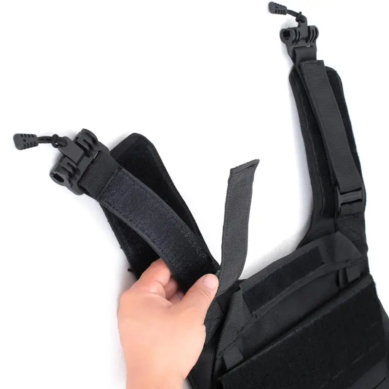 Chaleco táctico MOLLE protector anti puñaladas de liberación rápida - imagen 2
