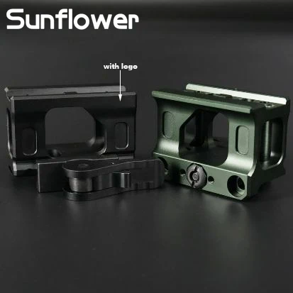 Soporte de alcance táctico Airsoft, versión que aumenta la altura, seguridad para caza, mira de punto rojo, Base de Metal para accesorios de armas de riel de 20MM - imagen 3