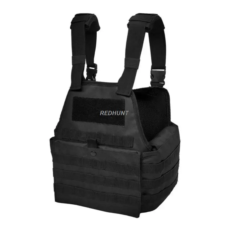 Chaleco táctico de seguridad, accesorio Modular para entrenamiento de combate, caza, ajustable, malla transpirable, MOLLE - imagen 4