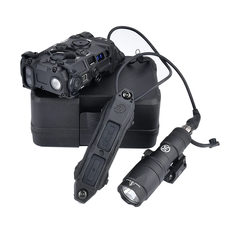 WADSN-luz estroboscópica LED blanca para caza, linterna láser de plástico de nailon OGL IR, rojo, verde, azul, M300, M600, con interruptor de presión - imagen 5