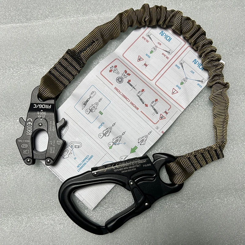 Cordón de retención de cuerda rápida: correa de seguridad de inserción de helicóptero para rappel táctico - imagen 2