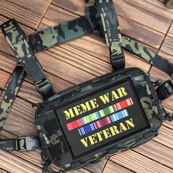 Parche con estampado táctico para ropa, insignia de moral, gancho, parches militares, pegatina para mochila, brazalete