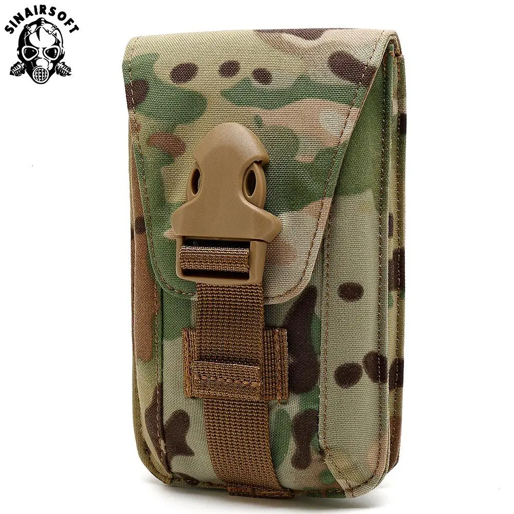 SINAIRSOFT 1000D escalada al aire libre bolsas para teléfono móvil militar táctico cintura teléfono ejército bolsa cinturón funda funda funda tasche