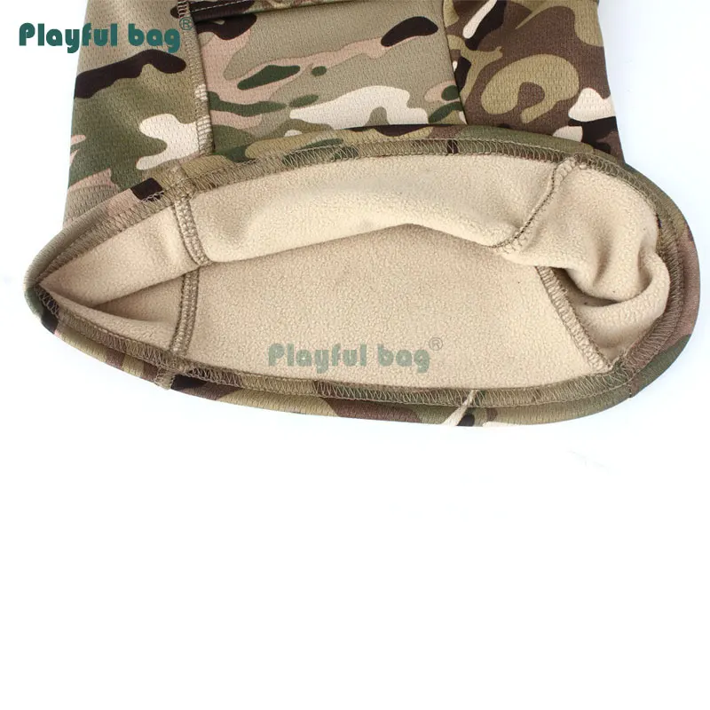 Cubierta de cabeza de invierno de camuflaje, máscara facial a prueba de viento para exteriores, protección táctica para motocicleta, senderismo, máscara cálida AQB119 - imagen 3