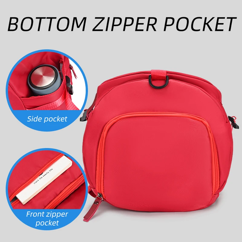 Mochila grande para senderismo al aire libre, Camping, entrenamiento deportivo, viajes, gimnasio, Fitness, zapatos, bolsillo, almacenamiento de equipaje húmedo seco, bolso cruzado - imagen 5
