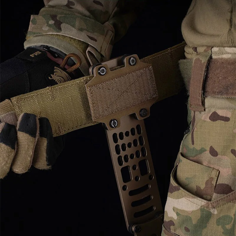 Adaptador táctico MHA de gancho y bucle para cinturón de cintura, placa de conexión de montaje, funda de caída Modular - imagen 3