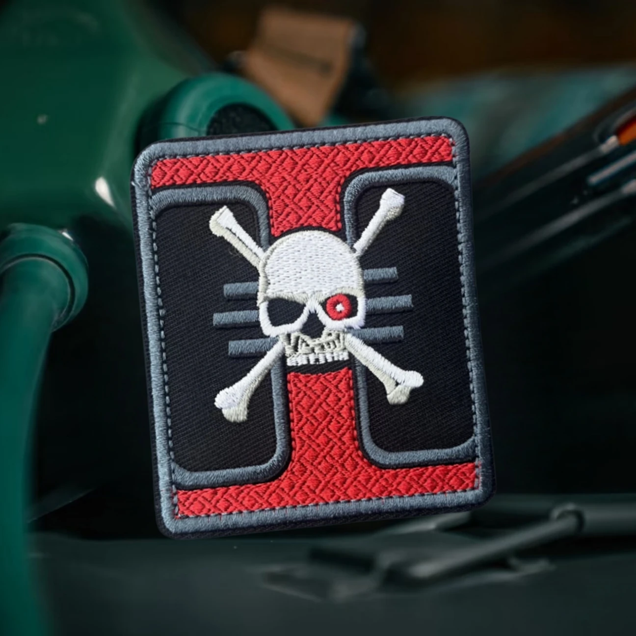 Parches bordados con insignia de moral divertida de calavera "Death Watch", para ropa, brazalete militar táctico, pegatinas para mochila con gancho y bucle - imagen 5