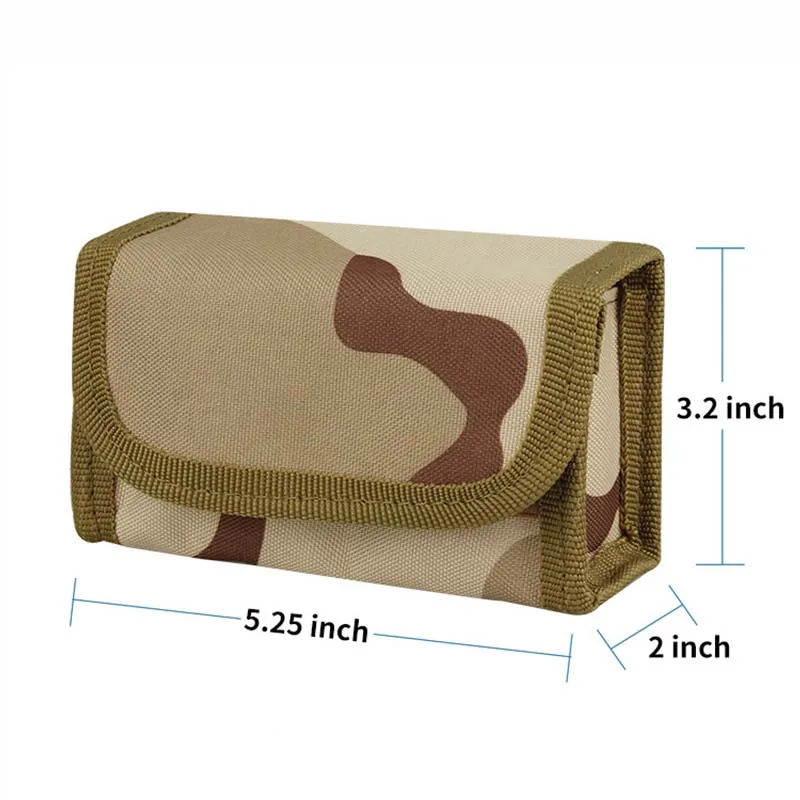 Bolsa de cinturón de almacenamiento para caza, estuche táctico con carcasa de bala redonda Molle, soporte de recarga, calibre 12/20, portador de cartucho de munición - imagen 3