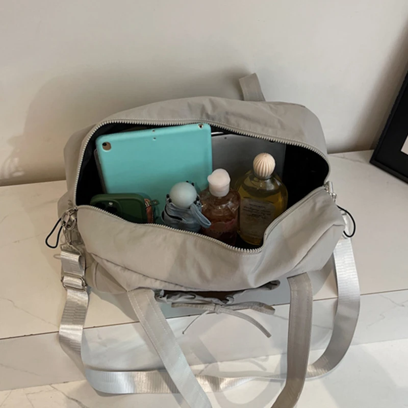 Bolso de hombro tipo bandolera para gimnasio, Fitness, deportes, gran capacidad, Yoga, natación, ligero, para viajes al aire libre, bolsa de corta distancia - imagen 5