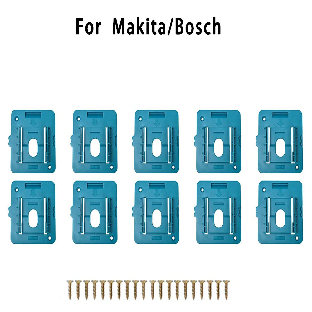 Paquete de 5/10 soportes de batería para soporte de base de montaje en pared para batería Makita de 18V