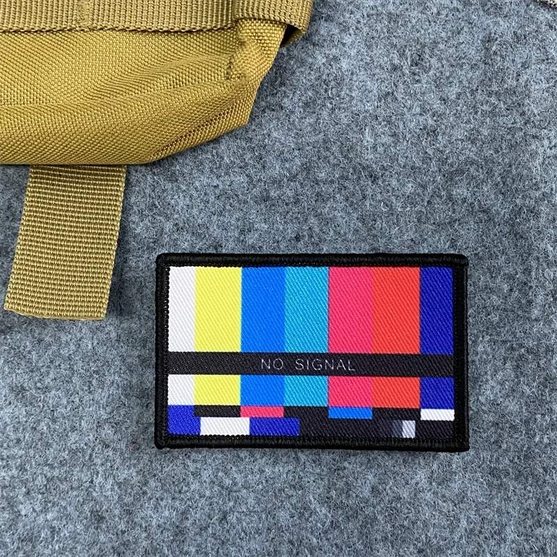 Cuando todo lo demás fallos parche Señor de los anillos insignias de moral impresas gancho y bucle no soy Robot pegatinas mochila parches para ropa - imagen 4