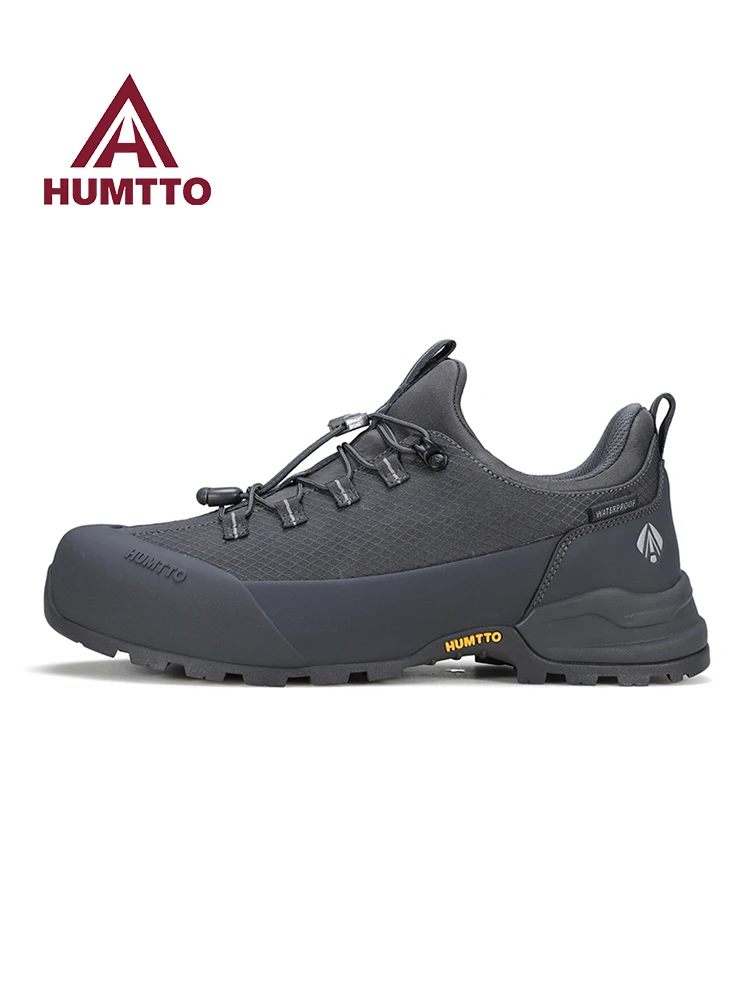 HUMTTO, zapatos de senderismo resistentes al frío para exteriores, zapatillas deportivas para hombre, botas de nieve de invierno para hombre, zapatos de trekking impermeables, zapatillas de deporte para acampar y cazar - imagen 2