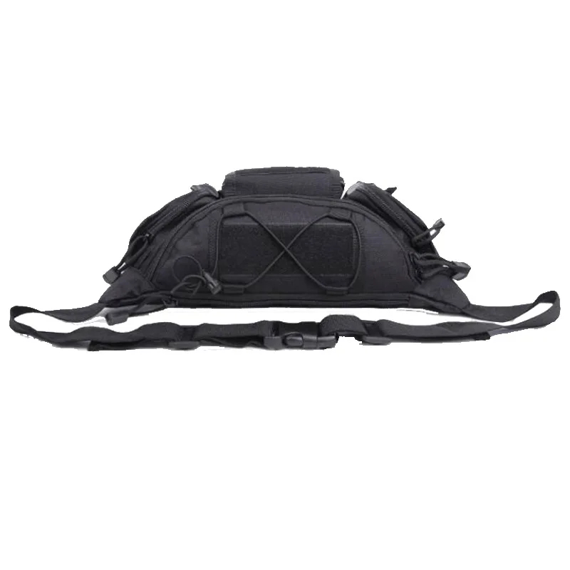 Riñonera para exteriores para hombre, impermeable, Molle, camuflaje, caza, senderismo, escalada, nailon, cinturón para teléfono móvil, bolsas de combate - imagen 5