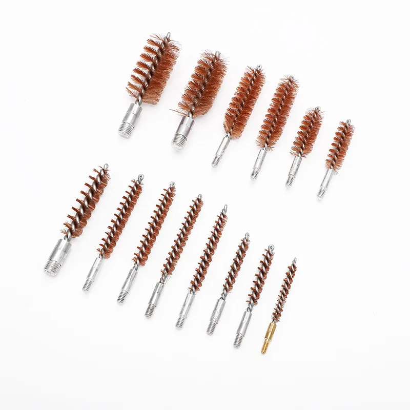 Kit de limpieza de pistola táctica, cepillo limpiador Universal para Rifle, pistola de caza profesional, lata de aceite, herramienta limpiadora de armas de fuego, 58 Uds. - imagen 5