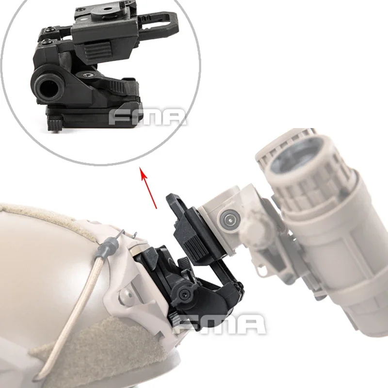 Soporte FMA L4G24 NVG para accesorios de casco táctico soporte NVG L4G24 para visión nocturna PVS15, PVS18, GPNVG18 - imagen 3