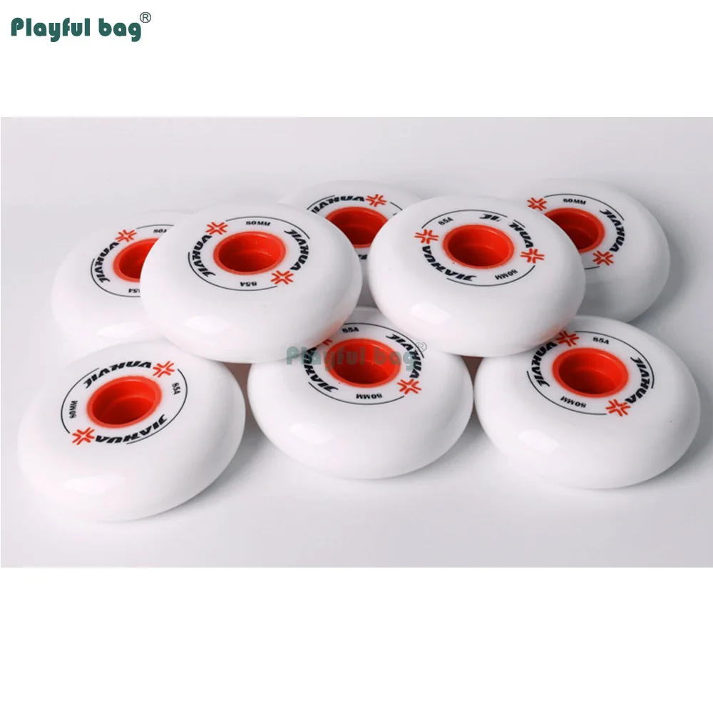 Patines en línea profesionales ruedas de núcleo completo 64MM 72MM 76MM 80MM 85A rueda de velocidad de PU alta elasticidad resistente al desgaste AMB317 - imagen 5