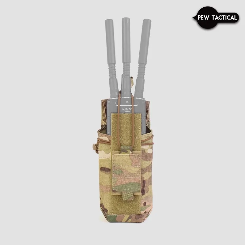 PEW TACTICAL MOLLE Radio bolsa Walkie Talkies titular PRC152 bolsa para botella de agua doble 5,8/5,45/7,62 bolsa magnética - imagen 3