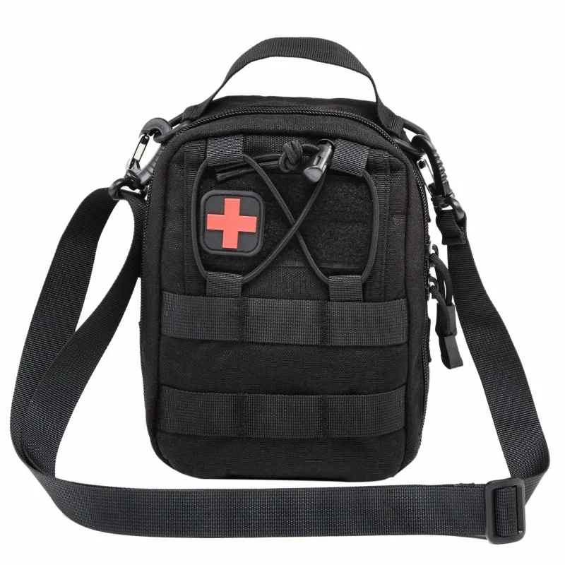 Bolso de hombro táctico para exteriores, bolsa Molle de utilidad EDC, paquete de cintura IFAK EMT, accesorios de caza de primeros auxilios médicos - imagen 4