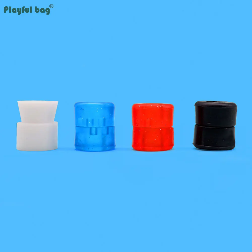 Almohadilla de choque de PU/PVC para monopatín y patines de doble fila 85A 95A, accesorios para patines AMB310, 4 Uds. - imagen 2