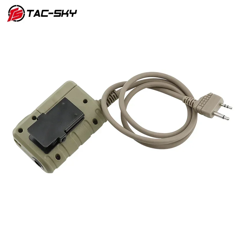 Adaptador PTT Bluetooth con enchufe de 2 pines MIDLAND, Compatible con auriculares de disparo tácticos COMTA SORID y walkie talkies MIDLAND - imagen 4