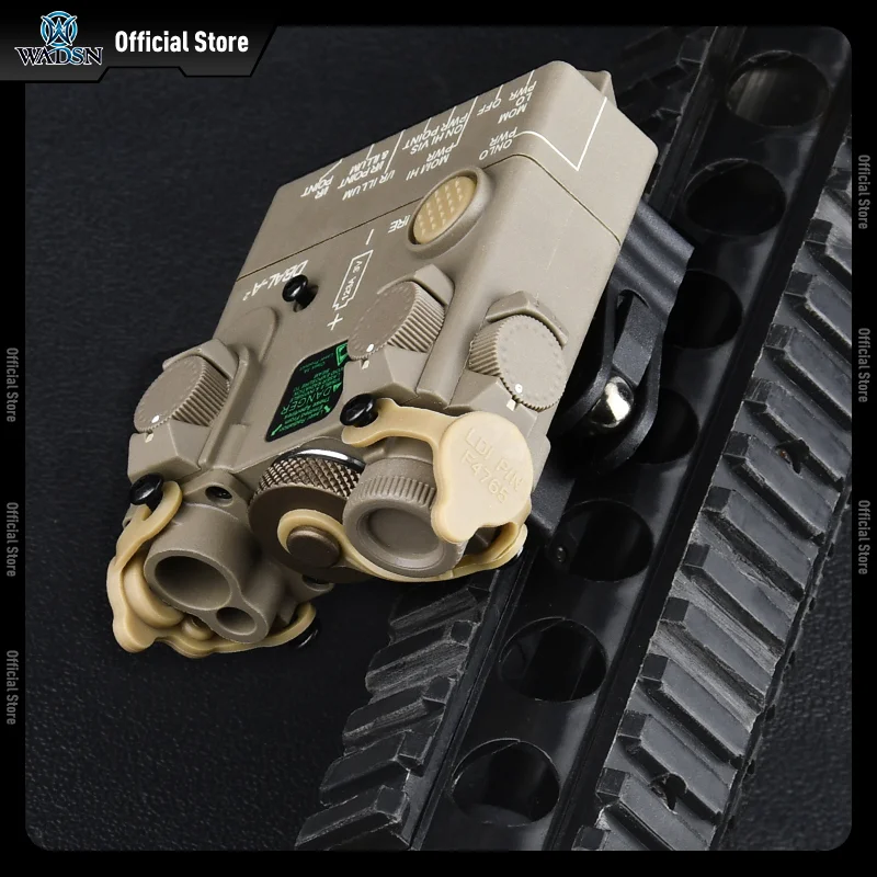 WADSN-modelo láser de DBAL-A2 de nailon táctico, punto rojo y verde, solo puntería, láser, sin luz blanca, arma de caza, accesorios Airsoft Scout - imagen 4