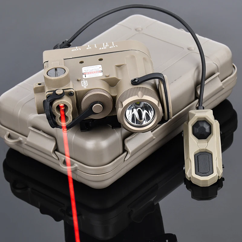 Linterna láser infrarrojo rojo WADSN DBAL D2 táctica, luz LED blanca e infrarroja DBAL-D2, con interruptor de control, accesorios para airsoft - imagen 3
